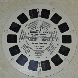 View Master Stereo Reel 1 Bugs Bunny In "The Chiseier" Vintage